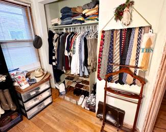Men's clothes, shoes and accessories.