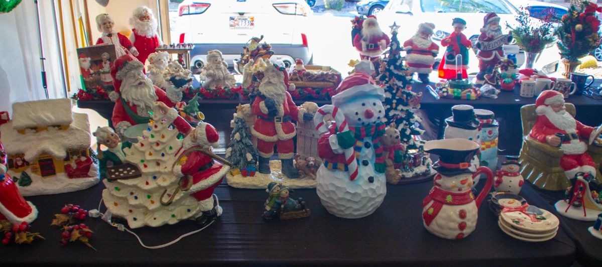 Abundance of Christmas decorations