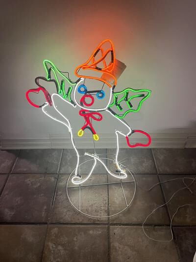 Mr Bingle flashing lite up display piece