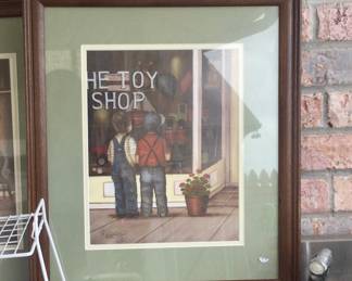 Framed picturesquely 