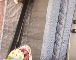 Twin mattress and frame