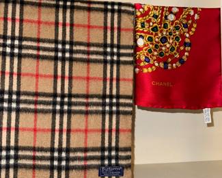 Burberry & Chanel Scarves