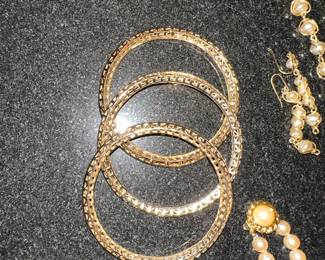 Gold Bangle Bracelets