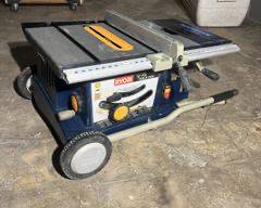 Ryobi 10Ó Portable Table Saw BTS20RS on wheels
