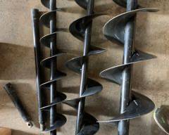 Lot of Three Stark Big Hole Earth Augers
