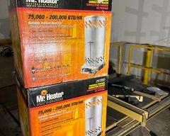 Two Mr Heater F270500 Propane 75k-200k BTU
