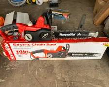 Homelite Electric Chain Saw In Original Box
