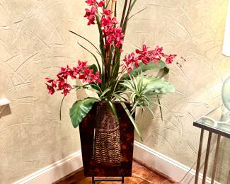 Custom standing silk arrangement