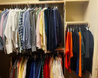 Men’s long sleeve button down, shirts, short sleeve, workout shirts