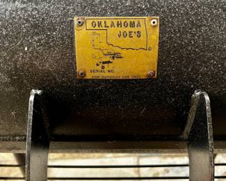 Oklahoma Joe's smoker