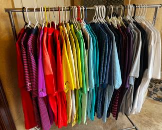 Double X Adidas golf shirts, some still in packages