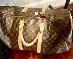 Louis Vuitton style duffle bag