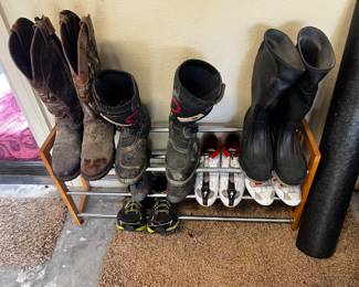 Men’s motorcycle boots and bike riding shoes