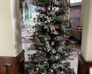 7 ft lightly flocked Christmas Tree