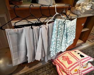 Many sets of Curtains and sheers