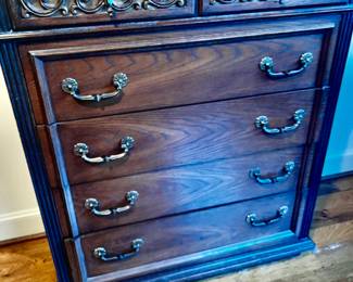 Four drawer tall chest