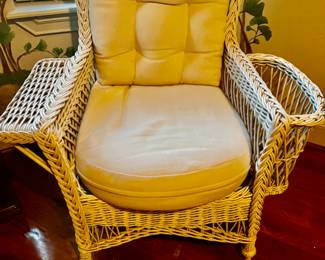Vintage wicker chair