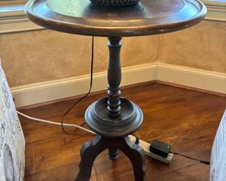 Vintage wood side table