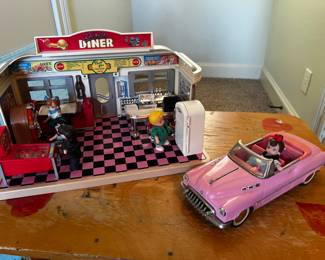 Back of the Diner the objects or magnetic