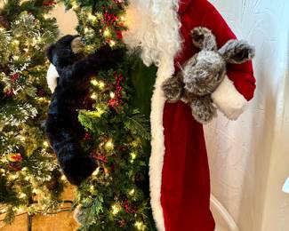 4' lighted Santa