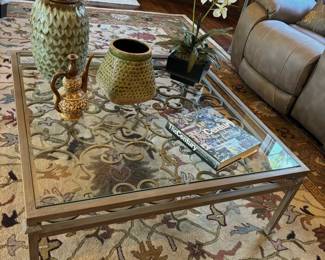 Metal coffee table