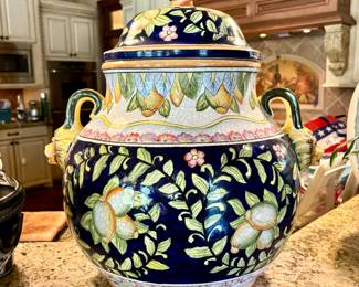 Oversized Porcelain Style Table Urn