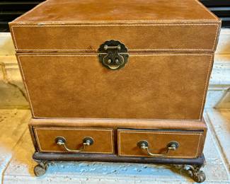Oriental style decorative chests and boxes
