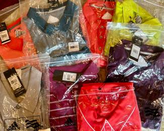 New Adidas XL golf shirts