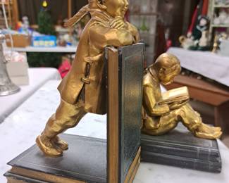 Much antiques, collectibles and primitives!! Pr. Asian brass bookends