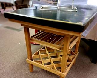 Handmade distressed top game table