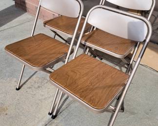 Folding chairs and tables