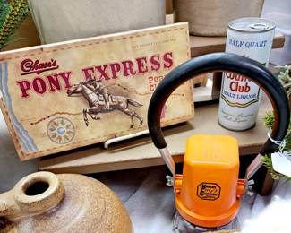 Chase's "Pony Express" and unopened "Counrty Club" can