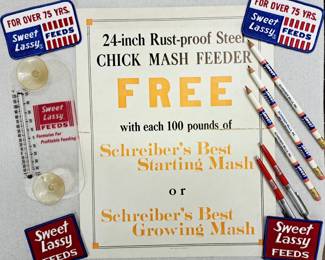 Much "Sweet Lassy" and "Schreiber Mills" collectibles