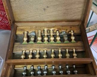 Brass chest set