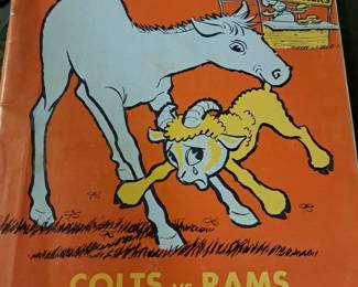 Baltimore Colts Oct. 16 1960 game program 
