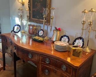 Art work above side table is not for sale