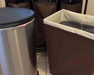 Hamper and Trash Cans