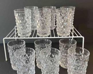 Fostoria Cubist Juice Glasses