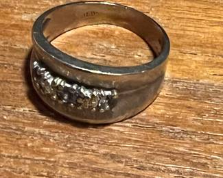 10k white gold! More pics of jewelry at the end!