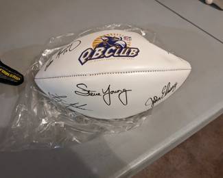 QB club signed ball