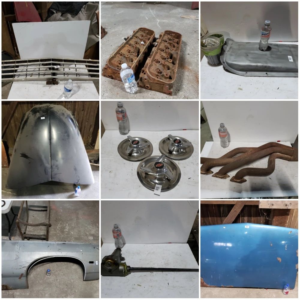 12/10/23 - Vintage & Muscle Car Parts Auction starts on 12/8/2023