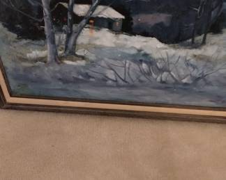 Oil painting by local artists 