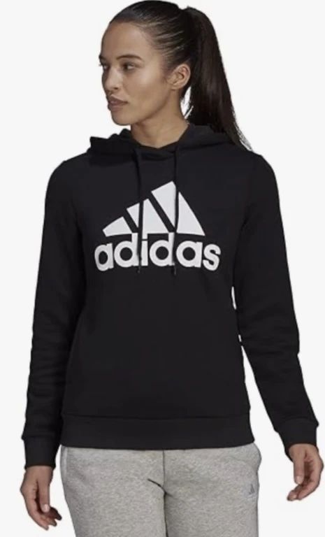 Adidas Womens Logo Fleece Hoodie S