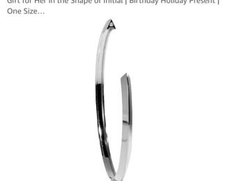 Stella Valle A Initial Cuff Bracelet