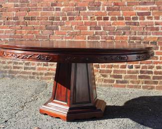 A Nice Carved Asian Round Table