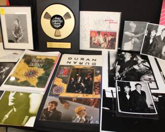 Duran Duran Award signed Album and Photo