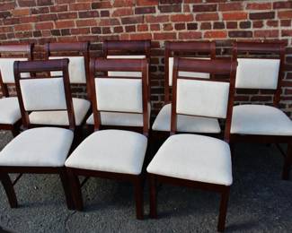 Set of Eight Dining Chairs