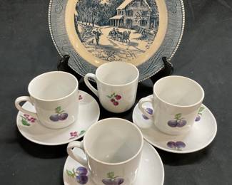 Lot8 NAAMAN Fine Porcelain Crockery Israel, More
