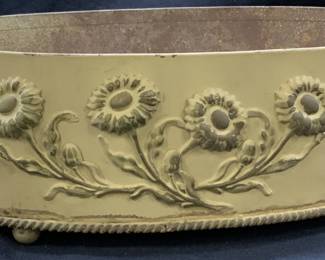 Mid century Toleware Cachepot Vessel
