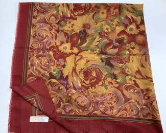 Romano Shawls Large Floral Shawl, Italy
